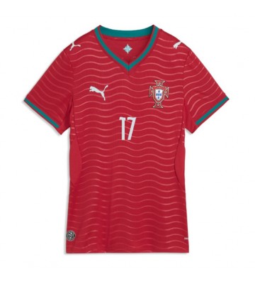 Portugal Rafael Leao #17 Hjemmebanetrøje Dame VM 2026 Kortærmet